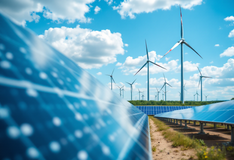 Immagine che illustra il mining di criptovalute sostenibile