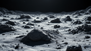 Immagine della missione lunare Im-2 in azione