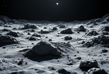 Immagine della missione lunare Im-2 in azione