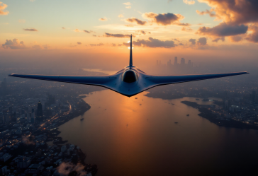 Spazioplano X-37B della Space Force in volo