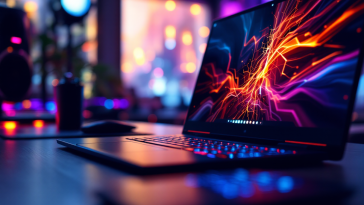 Notebook da gaming ACEMAGIC AX16 Pro su sfondo bianco