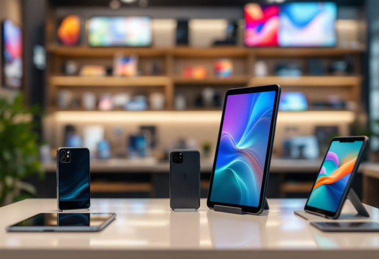 Immagine che illustra le novità nella ricerca vocale del Google Play Store