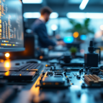 Immagine delle nuove GPU Battlemage di Intel