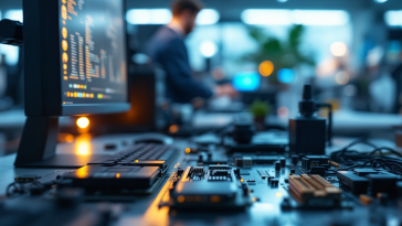 Immagine delle nuove GPU Battlemage di Intel