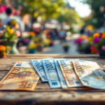 Immagine delle nuove banconote in euro con elementi culturali e naturali