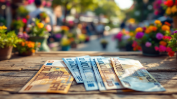 Immagine delle nuove banconote in euro con elementi culturali e naturali