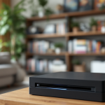 PS6 console Sony con lettore dischi in evidenza