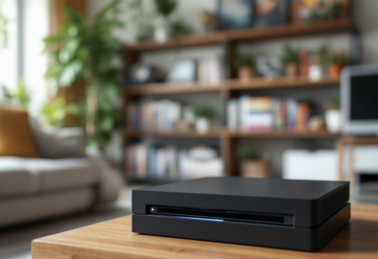 PS6 console Sony con lettore dischi in evidenza