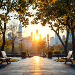 Padre in congedo paternità con il suo bambino felice