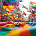 Manifestazione del Pride a Budapest nel 2025