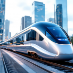 Treno a idrogeno italiano in movimento