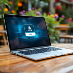 Immagine che illustra la protezione della connessione WiFi con VPN