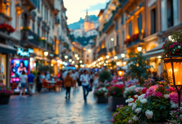 Immagine del Festival di Sanremo 2025 con artisti sul palco