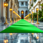 Celebrità sul Green Carpet di Sanremo 2025 in abiti eleganti