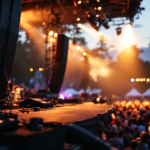 Immagine del festival di Sanremo 2025 con artisti sul palco