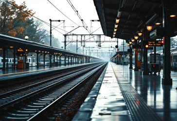 Manifestazione per sciopero dei trasporti pubblici