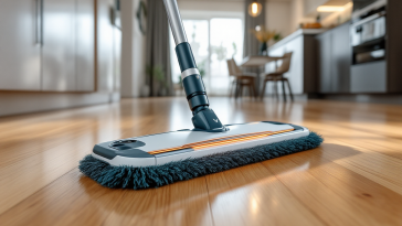 Immagine di scope elettriche con stazione di svuotamento