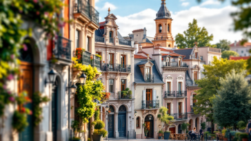 Vista panoramica delle meraviglie di Madrid