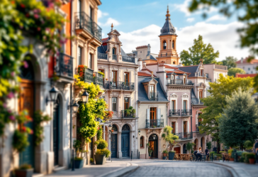 Vista panoramica delle meraviglie di Madrid