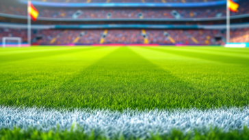 Immagine del Super Bowl 2025 con atleti e pubblico entusiasta