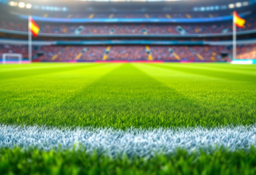 Immagine del Super Bowl 2025 con atleti e pubblico entusiasta