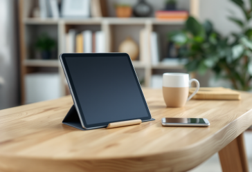 Supporti per tablet e smartphone in uso