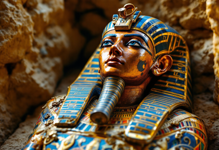 Immagine della tomba di Thutmose II scoperta in Egitto