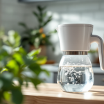 Caraffa filtrante per acqua in uso domestico