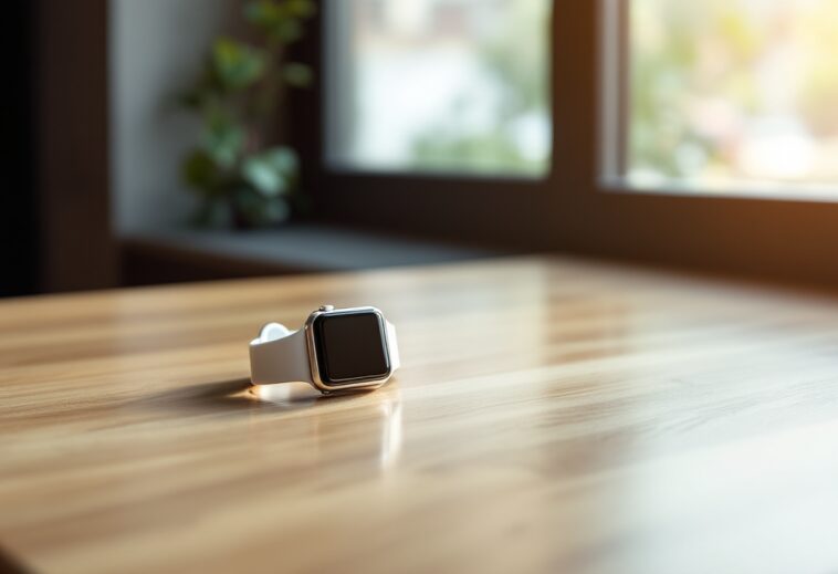 Logo Apple con simboli di sostenibilità e critiche