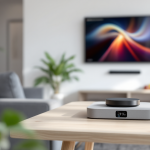 Immagine di un hub smart home Apple e Siri