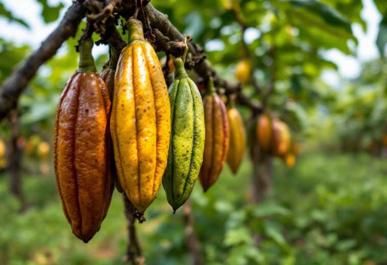 Immagine che illustra l'aumento del prezzo del cacao
