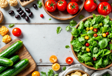 Immagine che illustra i benefici della dieta mediterranea