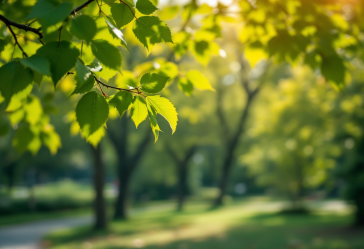 Panorama di Bergamo con aree tranquille per il relax