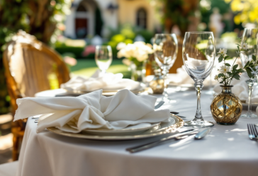 Immagine di una cena esclusiva con Donald Trump