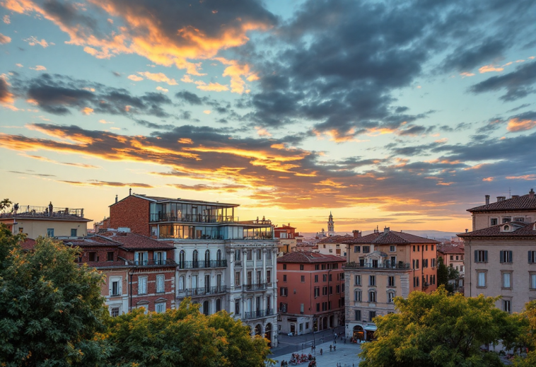 Immagine della costellazione satellitare italiana in sviluppo