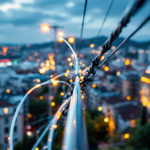 Grafico sulla crescita della fibra ottica in Italia