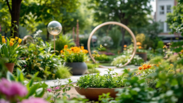 Giardino delle idee con design sostenibile a Milano