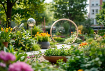 Giardino delle idee con design sostenibile a Milano