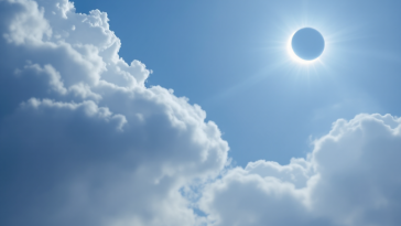 Eclissi parziale di Sole vista il 29 marzo 2023