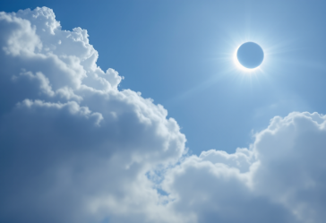 Eclissi parziale di Sole vista il 29 marzo 2023