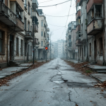 Manifestazione elettorale in Ucraina con bandiere nazionali