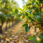 Illustrazione del genoma del pistacchio e benefici nutrizionali