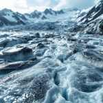 Ghiacciai che si sciolgono, simbolo dell'acqua nel mondo