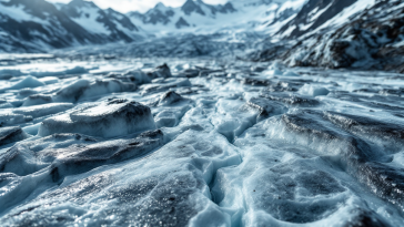 Ghiacciai che si sciolgono, simbolo dell'acqua nel mondo