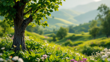 Immagine della Terra come organismo vivente che influisce sul destino