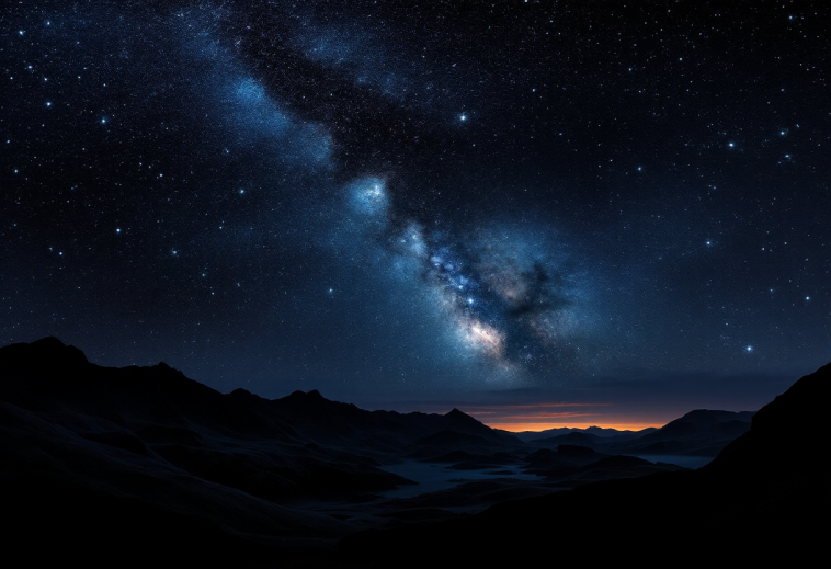 Illustrazione della materia oscura nell'universo