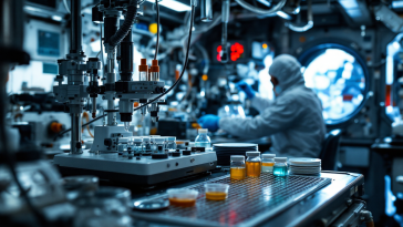 Studio della microbiologia sulla ISS