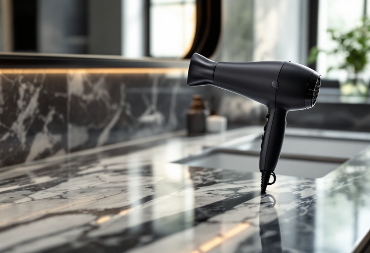 Phon professionale per capelli ricci in uso