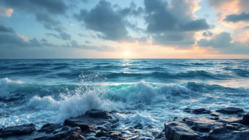 Immagine dei continenti sommersi e misteriosi sotto la superficie terrestre