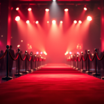 Celebrazione della notte degli Oscar con star e glamour